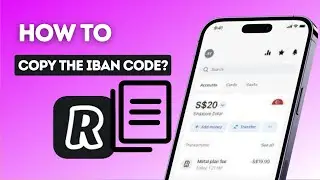 How to copy the IBAN code on Revolut?