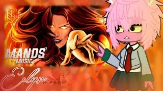 Boku no Hero react to rap da Fênix/Jean Grey •Mands•