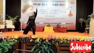 Helen Keller day/org.by WBgovt/Ramkrishna mission blind boys academy Narendrapur/performed by Alice