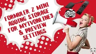 FORMULER Z Mini How To Add Storage For LiveTV Recordings | MyTvOnline3 Preview