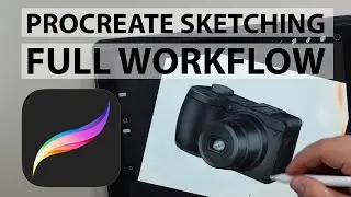 How To Turn Rough Sketches Into Final Product Renders (In Procreate)