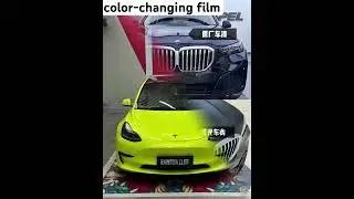 A variety of cool color-changing films #factory #supplier #manufacturer #PPFfilm #carfilm#car