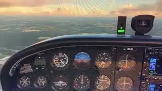 MSFS Flight Demonstrating ForeFlight Connection and Flight Recorder Applications