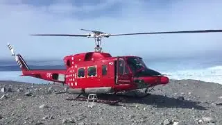 Og 10 minutter efter fl&oslash;j vi til indlandsisen