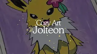 Drawing & Coloring Jolteon | Satisfying Art Process | Pokemon | Cozy & Relaxing Art Video