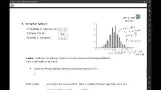 STAT 2100H: Measuring the strength of evidence