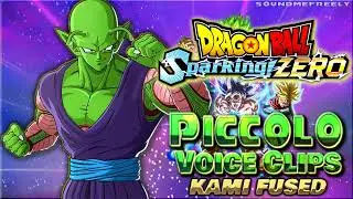 All Piccolo Voice Clips &bull; Kami Fused &bull; Dragon Ball Sparking! ZERO Lines (Christopher Sabat) ENGLISH