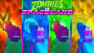 ALL ELEMENTAL EASTER EGG UPGRADES! VENOM | FIRE | WIND |STORM| ZOMBIES IN SPACELAND EASTER EGG GUIDE