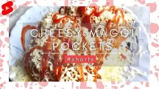 Cheesy Maggi Pockets #shorts #globalbawarchi #maggirecipe #maggi #cheesy