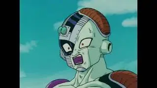Trunks Turing super sayian in front of￼ mecha freeza Japanese broadcast audio