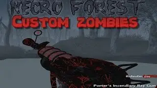 Necro forest ELEMENTAL RAYGUN - Call of duty world at war custom zombies map