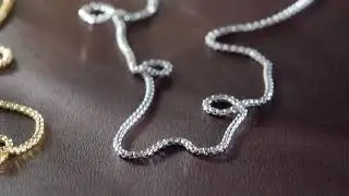 Italian Gold Round Box Chain Necklace, 14K Gold on QVC
