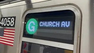 IND Crosstown Line: R211T (G) Train [Court Square to Church Av]