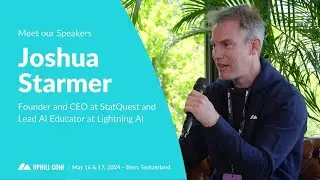 Meet our Speakers: Joshua Starmer - Founder of StatQuest