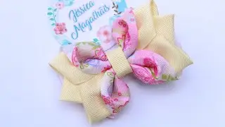 Laço Fácil - Como Fazer Laço Infantil - Laço De Gorgurão - Laço Para Menina - Riibon Bow - Laços