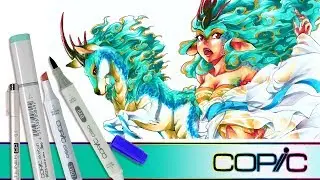 Copic - come colorare un Kirin