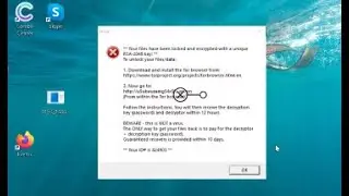 CryptoLocker (Xorist) ransomware removal.