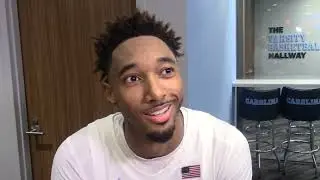 UNC Basketball Wing Leaky Black UNCW Postgame Interview