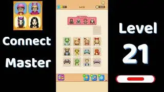 Connect Master Level 21 Walkthrough 🧩 | Match Puzzle | Puzzle Solutions & Tips | Go Answer