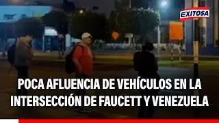 🔴🔵 Callao: Poca afluencia de vehículos en la intersección de Faucett y Venezuela
