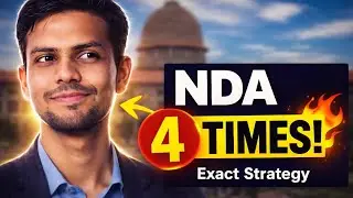 How I Cleared NDA 4 Times | Exact Strategy That Worked