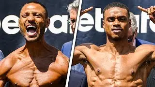 OFFICIAL Kell Brook vs Errol Spence FACE OFF & WEIGH IN | Matchroom Boxing