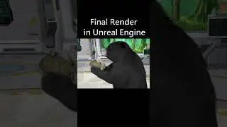 I made the 3D black bear animation for the virtual production #shorts
