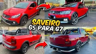VOU REMODELAR MINHA SAVEIRO G5 CROSS PARA G7/G8