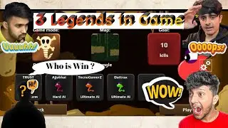 I Play Ani lids with 3 Legends. #ajjubhai #dattraxgaming #tecnogamerz 