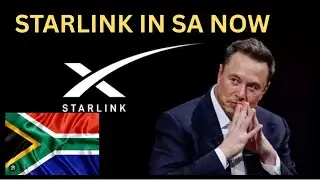 Компания Starlink готовится к запуску в ЮАР 🇿🇦😬🥰