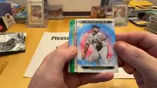 2025 Topps Inception opening.  WHO DID I GET?  Please subscribe and like.  Thank you  Dave