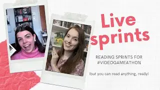 live reading sprints w/currentchapter! 👾#videogameathon