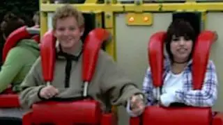 Laszlo taking me on the Rocket at Lagoon
