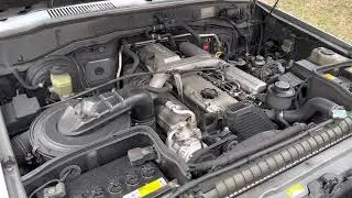 1994 HDJ81 Toyota Land Cruiser 1HDT engine running turbo diesel