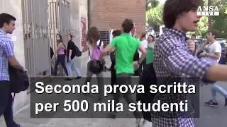 Seconda prova scritta per 500 mila studenti