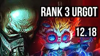 URGOT vs HEIMERDINGER (TOP) | Rank 3 Urgot, 500+ games, 8/2/4, Dominating | EUW Challenger | 12.18
