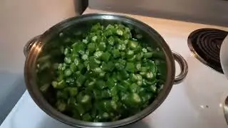 Как удалить слизь с бамии