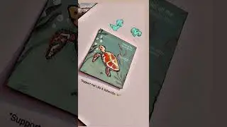 How to Paint a Realistic Sea Turtle on a Mini Canvas