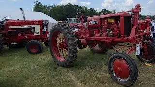 100 years of Farmall Tractors CASE IH #farming #farm #tractor #show #red #antique #classic #cool