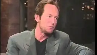Lance Henriksen with David Letterman in Late Show S04E154