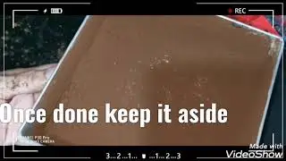 Double layered chocolate cake