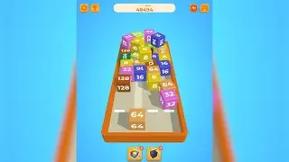 【Chain Cube】数字を合体させて増やすゲームをやってみた！