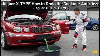 Самостоятельная промывка системы охлаждения: слив антифриза на Jaguar X-TYPE (2002-2008)