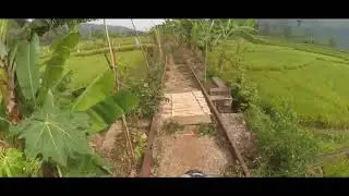 Penyusuran bekas jalur kereta Soreang - Ciwidey part 4 Rancagoong-Cikabuyutan