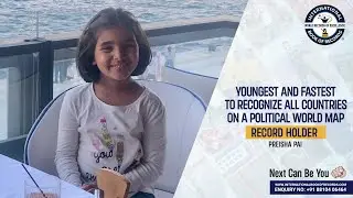 YOUNGEST AND FASTEST TO RECOGNIZE ALL COUNTRIES ON A POLITICAL WORLD MAP