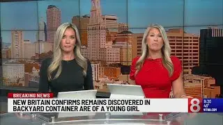 New Britain police confirm remains discovered in backyard container are of a young girl