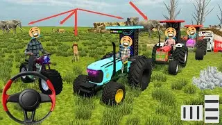 🚒🕹️Elephant Attack Big Truck, Tractor 😭🥵 | Funny Gameplay (Level 50) #vahicles #tochanking_ #truck 