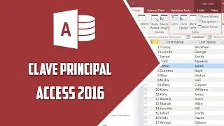 Access 2016 &ndash; Clave principal - Video 14