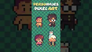 C&oacute;mo Hacer PERSONAJES Pixel Art (32x32) #pixelart #personajes #gamedev