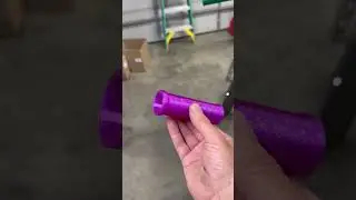 These purple grips came out awesome 😈 #3dprinting #harleydavidson